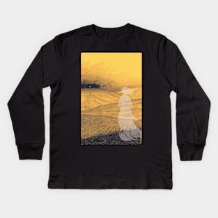 Cathy's Ghost on the Moors Kids Long Sleeve T-Shirt